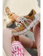 Dámské Kožené Polobotky Maciejka 05850-29 Multikolor Dámské Kožené Polobotky Maciejka 05850-29 Multikolor