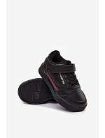 Dětské boty Sneakers na suchý zip LOTTO NANDU 2600310K Černé