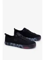 Dámské tenisky s barevnou platformou Big Star LL274239 Černá Dámské tenisky s barevnou platformou Big Star LL274239 Černá