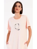 Dámské domácí šaty s krátkým rukávem Queen