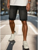 Pánské džínové šortky černé FashionStreet SX2500