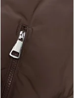 Hnědá zimní bunda s kapucí (LHD-23015) Hnědá zimní bunda s kapucí (LHD-23015)