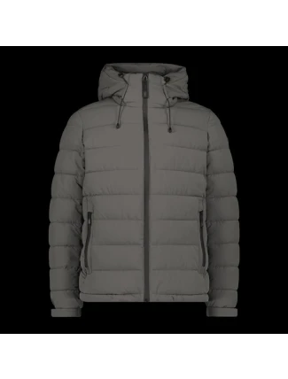 Pánská zimní sportovní zateplená bunda s kapucí CMP šedá (34K0167/E910)