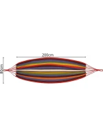1 OSOBNÍ ZAHRADNÍ HAMMOTA 200x80CM S PŘIKRÝVKOU 1064000