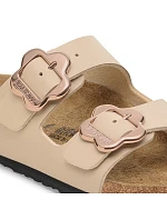 Žabky Birkenstock ARIZONA FLOWER BUCKLE KIDS 1030439 SANDCASTLE (standardní šířka)