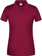 Daiber JN 873 Dámské pracovní bio piqué polo 02.0873 wine Daiber JN 873 Dámské pracovní bio piqué polo 02.0873 wine