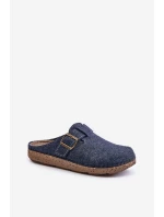 Pánské Pantofle S Přezkou Preventivní Pantofle Inblu Tmavě Modré MT000012