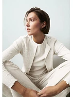 Versatile Rib Straight Trousers - Silk White - TRIUMPH Silk White - TRIUMPH Versatile Rib Straight Trousers - Silk White - TRIUMPH Silk White - TRIUMPH