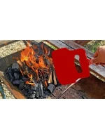 RUČNÍ FOUKAČ KRBOVÉHO GRILU ČERVENÝ