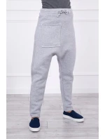 Šedá souprava kalhot baggy