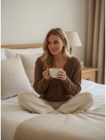 CASVINA dámský svetr béžový FashionStreet MY2379