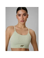 Dámská bezešvá tréninková podprsenka 4F 4FWSS26USBAF203-42A pro ženy