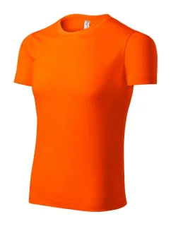Pixel tričko unisex neon orange