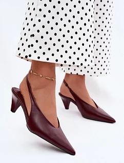 Sandály na podpatku model 229267 Step in style
