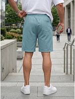 Pánské modré teplákové kraťasy FashionStreet SX2633 Pánské modré teplákové kraťasy FashionStreet SX2633