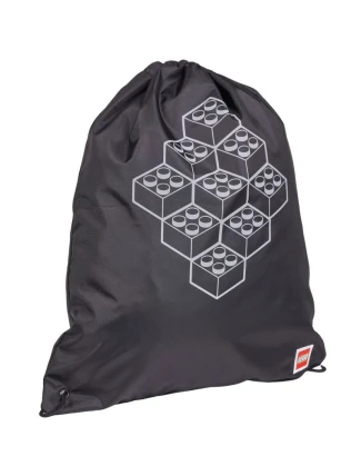 Sáček na šňůrku LEGO Bricks 10034-2511 Black Jedna velikost