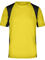 Daiber JN 306 Pánské běžecké tričko 02.0306 yellow/black