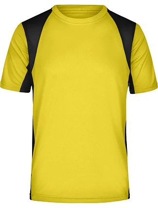 Daiber JN 306 Pánské běžecké tričko 02.0306 yellow/black