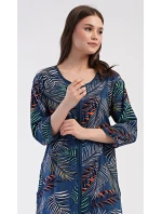 Dámské domácí šaty s tříčtvrtečním rukávem Barbara