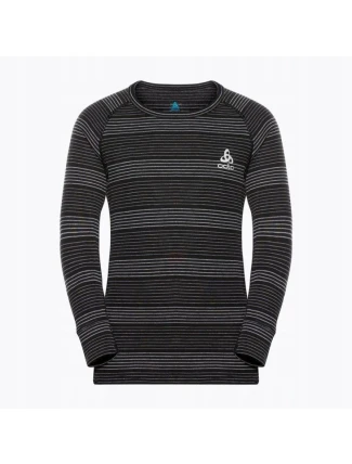 Odlo sada dlouhého spodního prádla ACTIVE WARM ECO SET velikost 104cm černá-šedá