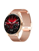 Dámské chytré hodinky Rubicon RNCF35 ROSE GOLD Náramek + řemínek růžová Dámské chytré hodinky Rubicon RNCF35 ROSE GOLD Náramek + řemínek růžová