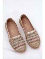 Elegantní Kožené Espadrilky S Pletením Multikolor Zazoo 10178