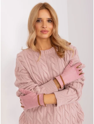 Rukavice AT RK 238601.25P světle růžová