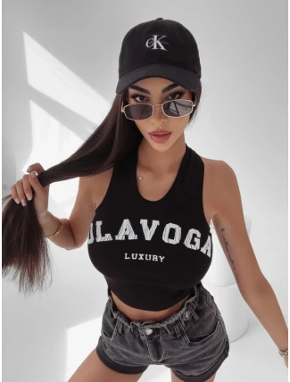 Dámský top 278026 černý - Ola Voga Dámský top 278026 černý - Ola Voga