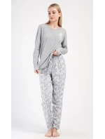 Dámské pyžamo dlouhé Peříčko Dámské pyžamo dlouhé Peříčko