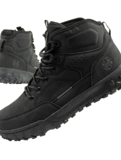 Lee Cooper pánská zimní trekingová zateplená kotníková obuv černá