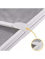 MOSKYTIÉRA NA DVEŘE ALU 100X215 BÍLÁ BASIC PLUS