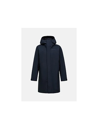 Bunda PEAK PERFORMANCE M Treeline Insulated Parka, černá Bunda PEAK PERFORMANCE M Treeline Insulated Parka, černá