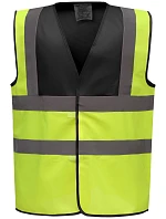 Yoko HVW 100 Hi-Vis bezpečnostní vesta 79.W100 black/hi vis yellow Yoko HVW 100 Hi-Vis bezpečnostní vesta 79.W100 black/hi vis yellow