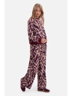 B302 Úpletové kalhoty s potiskem - model 2