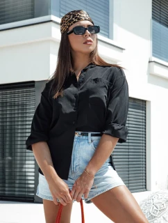 Dámská košile ELEGANZZA černá FashionStreet DY0437