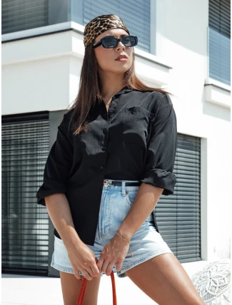 Dámská košile ELEGANZZA černá FashionStreet DY0437
