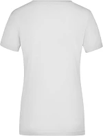 Daiber JN 928 Dámské elastické tričko s výstřihem do V 02.0928 white