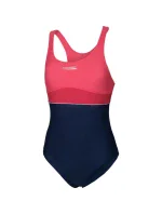 Dětské plavky Aqua-speed EMILY tmavě modré a růžové