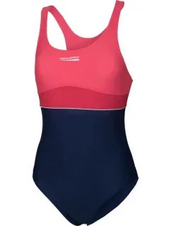 Dětské plavky Aqua-speed EMILY tmavě modré a růžové