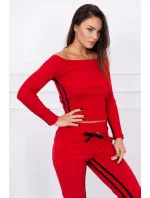 Sada s dvojitým lemováním červená Sada s dvojitým lemováním červená