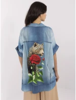 Košile DHJ KS 19007 7.85 modrá Košile DHJ KS 19007 7.85 modrá