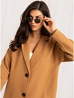 Dámský kabát TW EN BI 7298 1.15 velbloudí Dámský kabát TW EN BI 7298 1.15 velbloudí