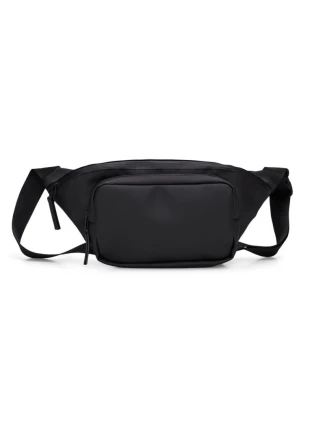 Rains ledvinové pouzdro hip bag BUM BAG W3 14720 01 BLACK Rains ledvinové pouzdro hip bag BUM BAG W3 14720 01 BLACK