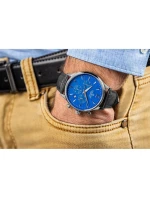 Pánské hodinky Giewont Chronograph Sapphire Black and Blue GW6310-A3