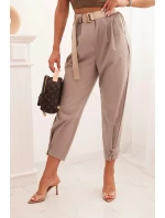 Kalhoty Summer Punto s uzávěrem na nohavicích fango Kalhoty Summer Punto s uzávěrem na nohavicích fango