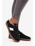 Semišové dámské tenisky Vinceza 14029 Černé