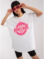 Tričko DHJ TS 6862.24X bílá a růžová