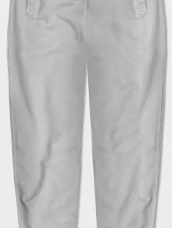 Světle šedé tenké teplákové kalhoty (CK03-2)