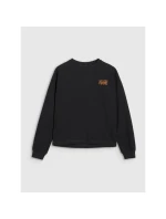 Dámské tričko oversize s potiskem a dlouhým rukávem 4F 4FWSS25TLONF393-20S