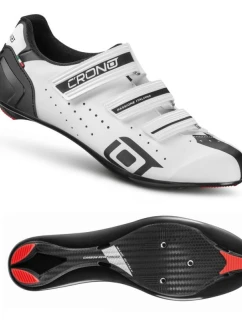 CRONO silniční obuv CR-4-22 bílá 47 kompozitová